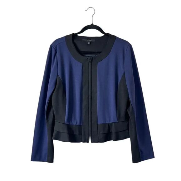 Sandro Jackets & Blazers - Sandro Studio Colorblock Zip Up Cardigan Blazer Size Large